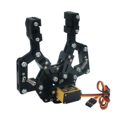 2DOF two degrees of Freedom Mechanical arm finger clamp with servo motor DIY