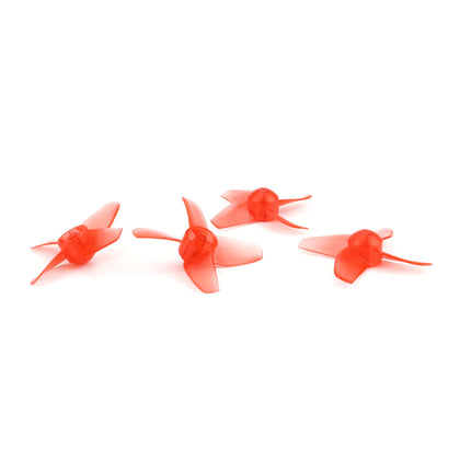 2 Pairs 40mm 4-Blade Propellers for Emax EZ Pilot FPV Racing Drone 2CW + 2CCW Red_1