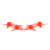 2 Pairs 40mm 4-Blade Propellers for Emax EZ Pilot FPV Racing Drone 2CW + 2CCW Red_2