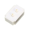55 Tie Points Mini Solderless Bread Board PCB Circuit Board for Arduino 3 x 2cm white_2