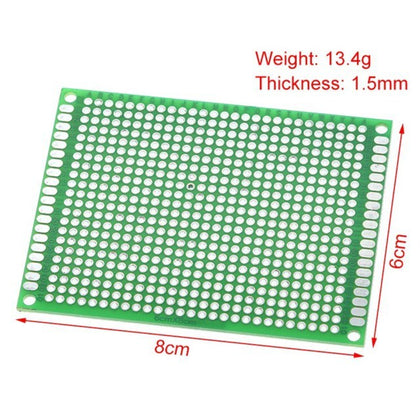 6x8cm Double Sided Universal PCB Prototype Board 2.54mm Hole Pitch_DIMENSION