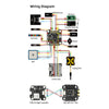 SpeedyBee Flying Tower F405 V3 50A F4 Flying Tower Flight Control ESC Bluetooth Adjustment FPV Traveling Drone_WIRING