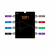 TL071 Low Noise JFET Input Operational Amplifiers  DIP-8_2