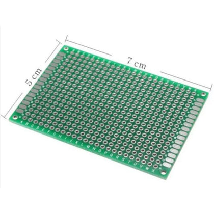 5x7cm Double Sided Universal PCB Prototype Board 2.54mm Hole Pitch-1