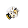 2 WD Disc Type Smart Car Transparent Chassis For Robot Car/tracking car With battery box