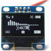 white text oled display module