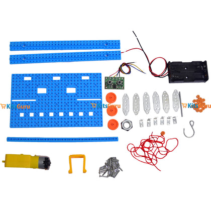 DIY STEM Pulley Block Crane Physical Intelligent Educational Scientific Toys