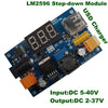 LM2596 DC Adjustable Step-Down Power Module + LED Voltmeter + USB +2.54mm Needle