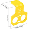 Yellow Cartoon ultrasonic sensor fixing bracket HC-SR04