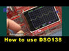 DSO138 2.4″ TFT Handheld Pocket-size Digital Oscilloscope Kit DIY Parts Electronic Learning Set Soldered