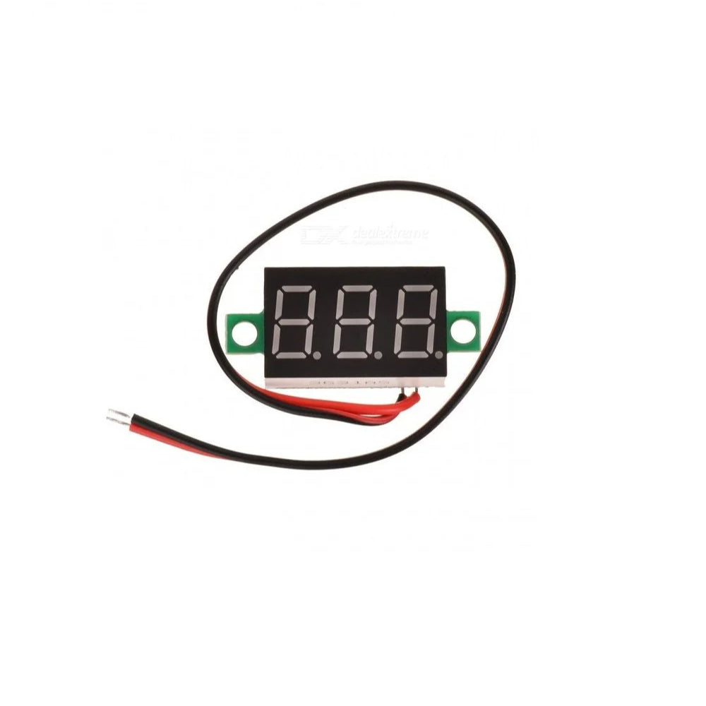 0.36 Inch Mini LED Digital Voltmeter Red DC 4.7 to 32V 3 Digit 2 Wire_2