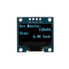 0.96 Inch I2C/IIC 4-Pin OLED Display Module Blue_1