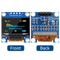 0.96 Inch I2C/IIC 4-Pin OLED Display Module Blue & Yellow