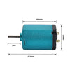 030 DC 2.4V Carbon Brush High Speed Micro motor Professional Grade Blue