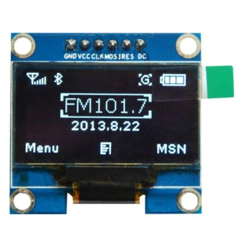 1,3 Zoll OLED Displaymodul – 128x64 Pixel, I2C/IIC, Weiße Textfarbe, 3,3V/5V – Für Raspberry Pi, Arduino Und DIY-Projekte