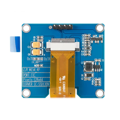 1.54in Screen 128x64 LCD Module 5Pin SSD1309 Display Module with I2C Interface Blue_1