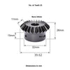 1.5 Module 25 teeth Bevel gear 90 degree bevel gear carbon steel