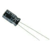 100uF/25V Electrolytic Capacitor 5x10mm. Lead space: 2.5mm-1