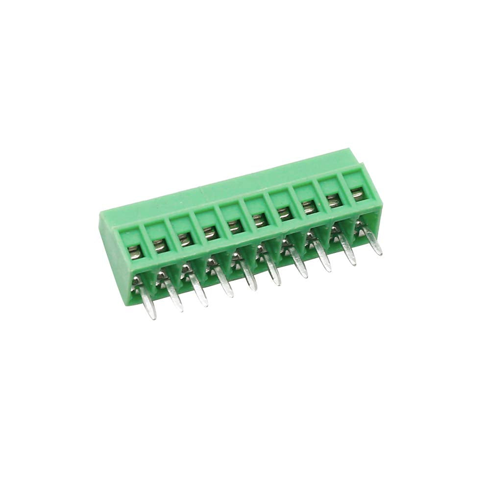 DBParts 10pcs 7-Pin (7 Pole) Plug-in Screw Terminal Block Connector 2.54mm 0.1 Pitch Panel PCB Mount DIY DBParts 10pcs 7-Pin (7 Pole) Plug-in Screw Terminal Block Connector 2.54mm 0.1 Pitch Panel PCB Mount DIY