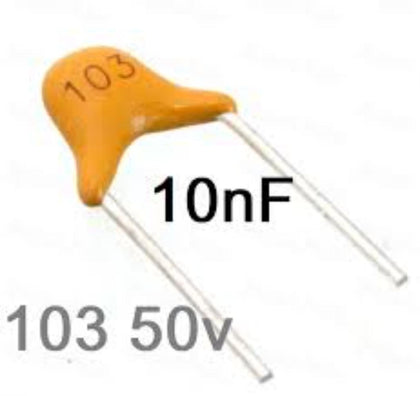 10nF/50V Monolithic ceramic capacitor 103 -2