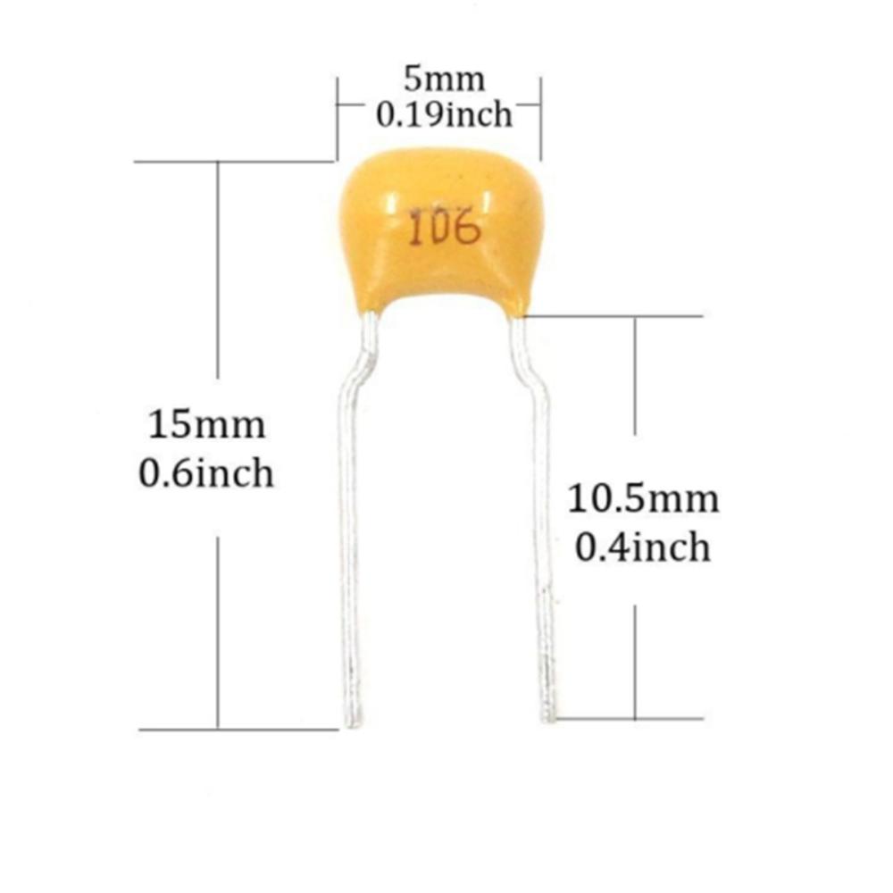 10uF 50V Monolithic Ceramic Capacitor 106 - 100 Pcs