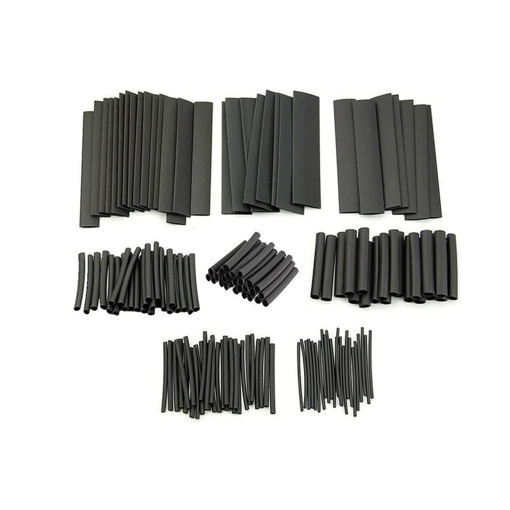 127 Piece Black Heat Shrink Tubing (Bag) Assorted Sizes_2