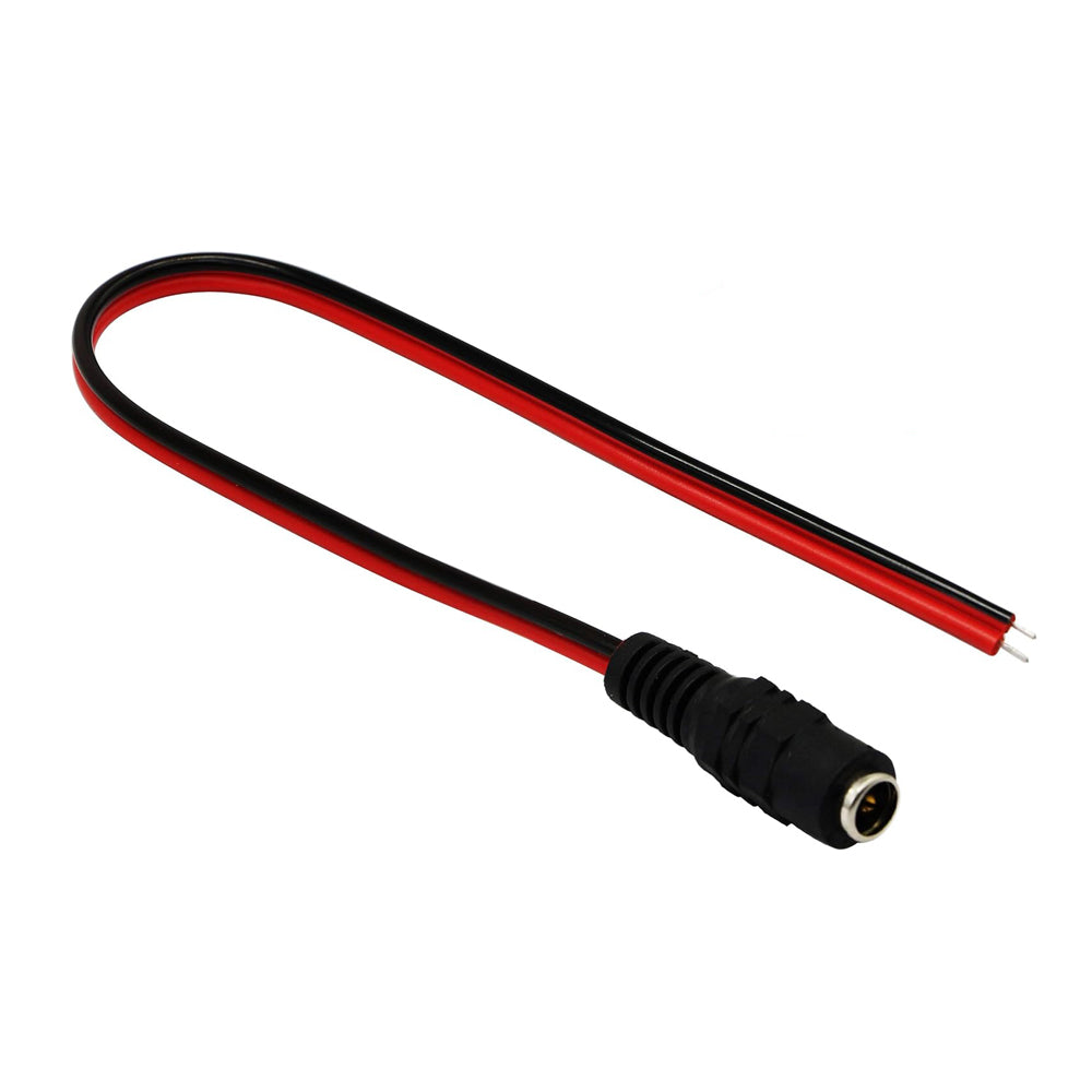 5.5mm x 2.1mm DC Inline Female Socket With Cable 25cm