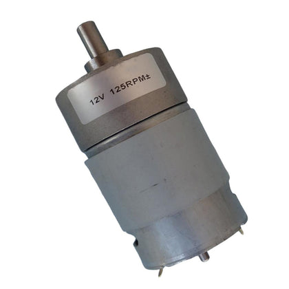 12V 125rpm 20kg.cm 20W D-shap shaft dual Axis High torque DC geared motor