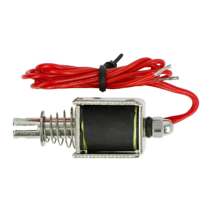 Front view of 12V solenoid type long stroke actuator