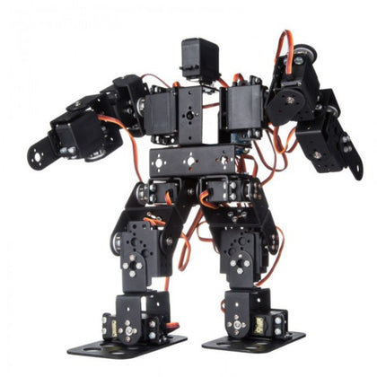 13 DOF Biped Robot, Leg Robot Servo Motor Metal Bracket (NO Servo)_FRONT