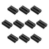 14 Pin DIP IC Base Pitch Width 7.62mm and pins spaced at 2.54mm 10Pcs-1