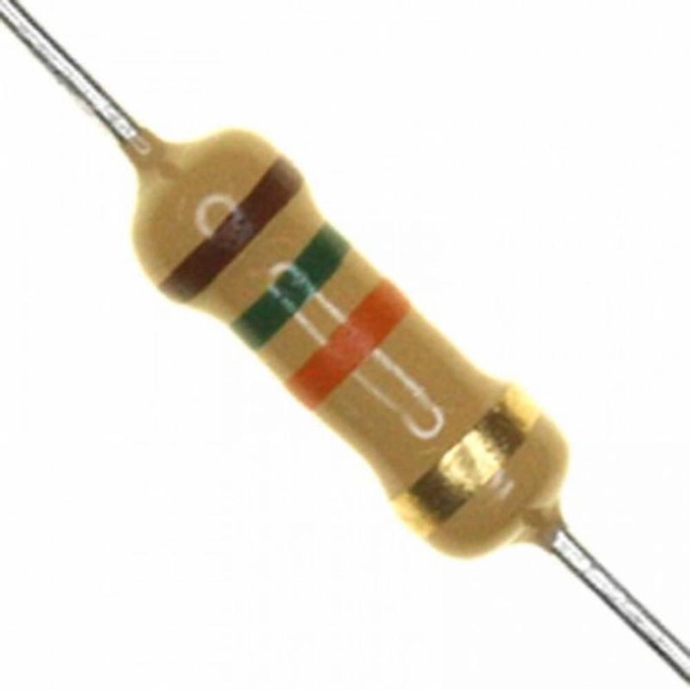 15k Ohm Resistor Chart