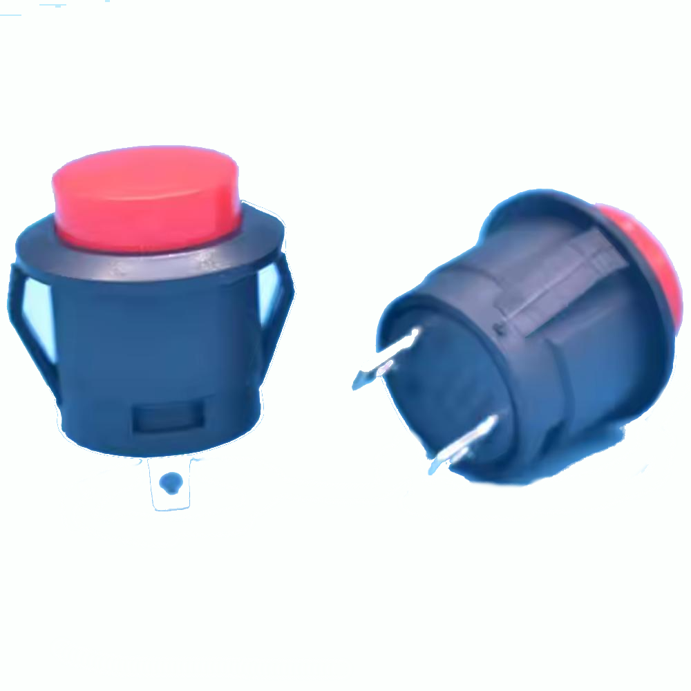 R13-507 16MM 3A 125VAC Momentary Push to Make Switch Black in Pakistan