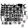17DOF DIY Biped Robot, Leg Robot Servo Motor Metal Bracket (NO Servo)_3