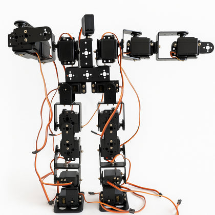 17DOF humanoid biped robot metal frame for STEM and robotics