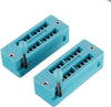 18‑Pin ZIF Socket mounted on PCB for IC programming