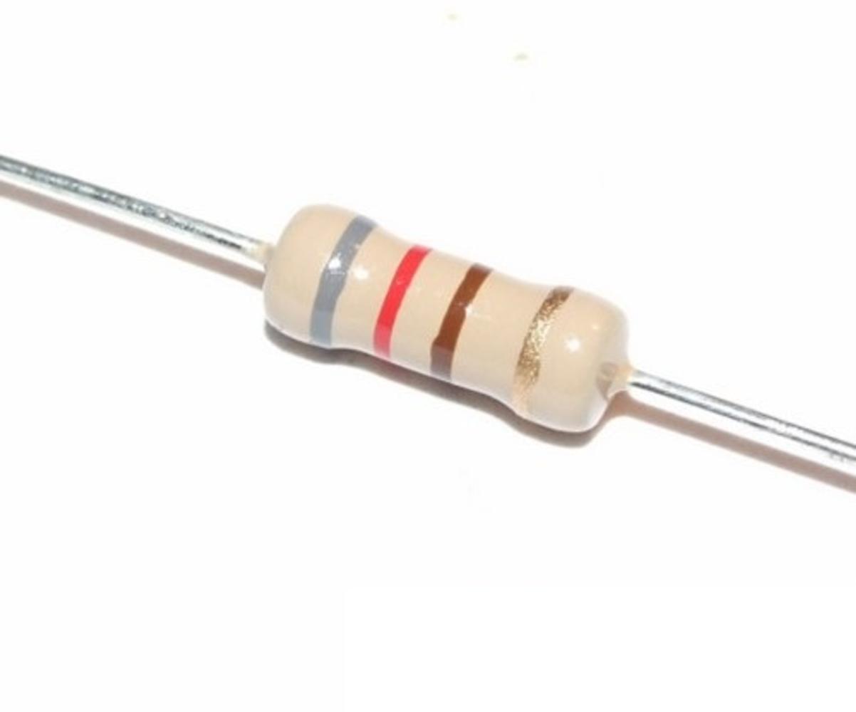 Résistances 220 Ohms 1Watt 5% - Lot De Composants électroniques, Dimensions 9,5x4mm, Fabriqué En France