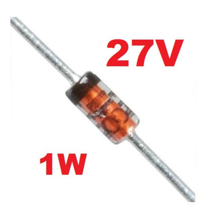 1N4750A (27V 1 Watt Zenner  Diode)