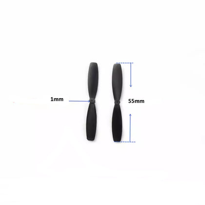 1 Pair Ultra Durable 55mm 1mm hole Drone Quadcopter Propeller for Coreless Motor_1