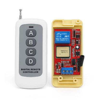 2.4 GHz ESP8285 433 Mhz 4 Channel RF Transmitter, Dual Mode Wireless and WiFi Control Switch DC 12V One Relay_1