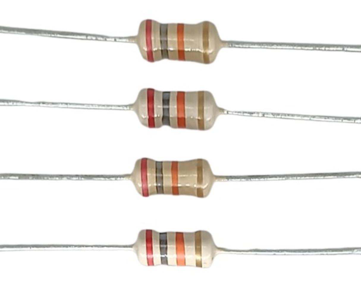 EDGELEC 100pcs 56 ohm Resistore 1/4w (0,25 Watt) ± 1% Tolleranza Metal Film Resistore fisso, Valori multipli di resistenza Opzionale EDGELEC 100pcs 56 ohm Resistore 1/4w (0,25 Watt) ± 1% Tolleranza Metal Film Resistore fisso, Valori multipli di resistenza Opzionale