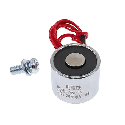 20x15mm 12V Holding Lifting Magnet Electromagnet Lift 3Kg Solenoid 2.5W