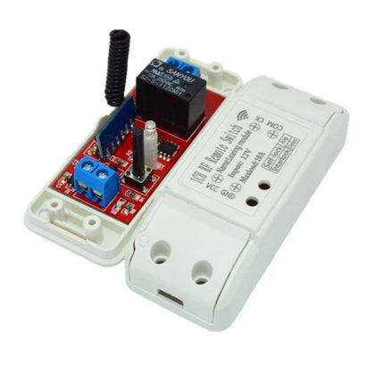 12V One Channel RF 433 Mhz Wireless switch with 2 Key 433 Mhz Remote Controller
