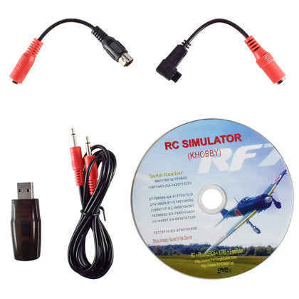 22in1 RC USB Flight Simulator Cable Support Realflight G7 G6 G5.5 G5