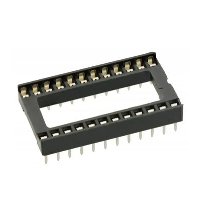 24 Pin DIP IC Base Pitch Width 15.24mm and pins spaced at 2.54mm_1