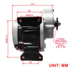 24V 350W 324RPM  MY1016Z E-Bike Brush Motor_drawing
