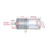 25GA370 DC 12V 1360RPM Reduction Motor High Torque_6