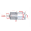 25GA370 12 RPM 6V 25mm Diameter DC high torque geared motor _3