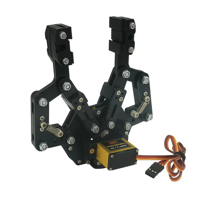 2DOF two degrees of Freedom Mechanical arm finger clamp with servo motor DIY_1
