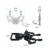 2DOF two degrees of Freedom Mechanical arm finger clamp with servo motor DIY_5